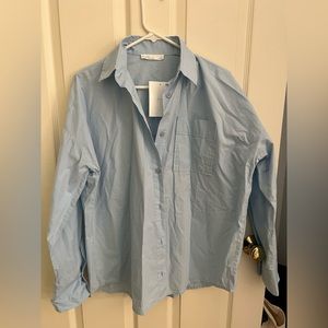 Oak and fort poplin shirt NWT